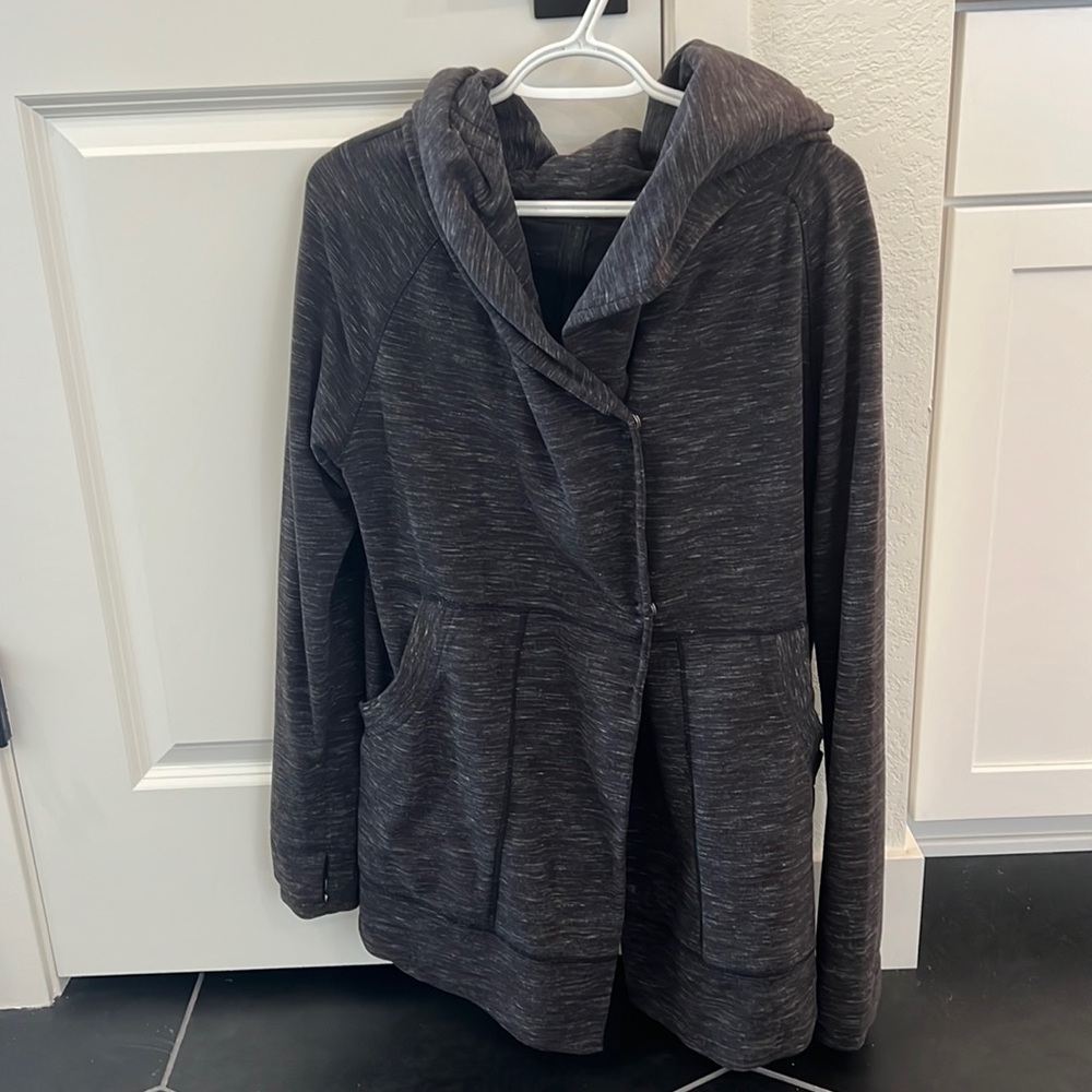Lululemon oversized snap hooded jacket